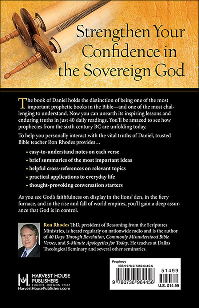 40 Days Through Daniel: Revealing God's Plan for the Future